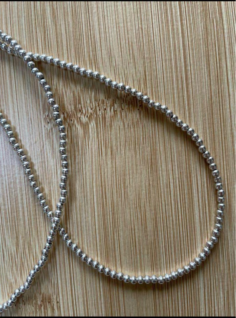敬老の日セール 未使用 100cm ナバホパール ロングネックレス 画像9