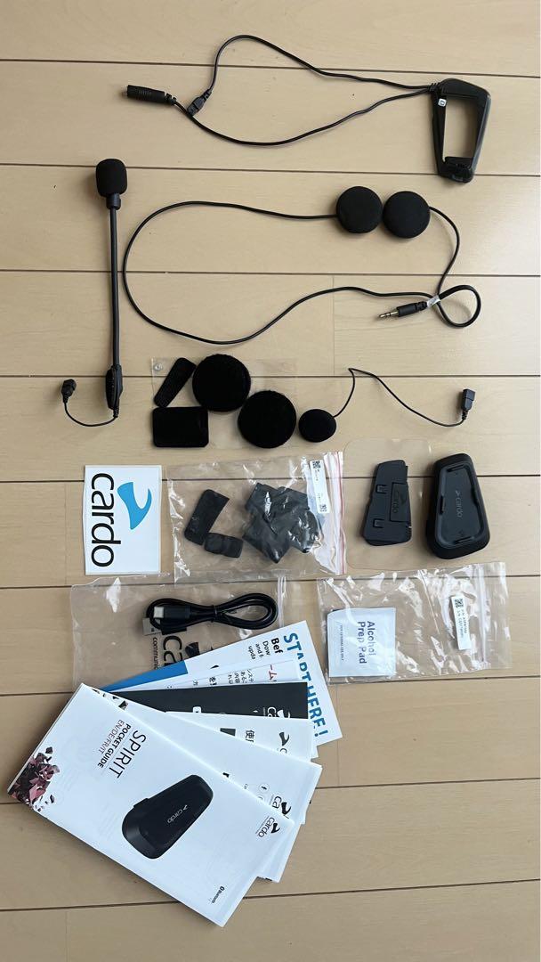 アクセサリー cardo SPIRIT 2 way bluetooth intercom
