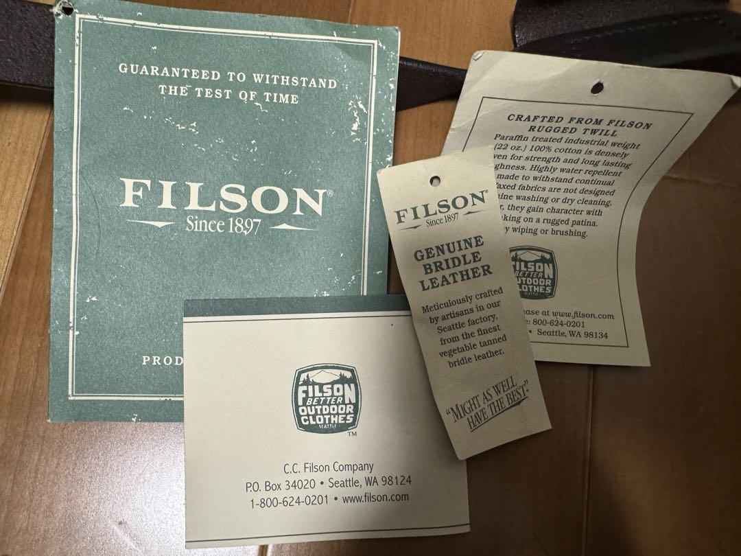 FILSON フィルソン ダッフルバッグ　ショルダー付き