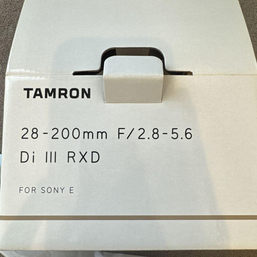 ソニー用レンズTAMRON 28-200mmF2.8-5.6Di III RXD
