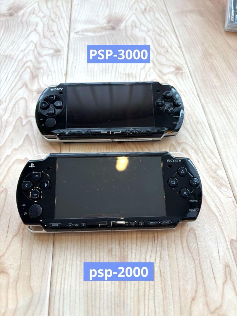 値下げ！PSP本体、ソフト 値下げ↓【動作確認済】PSP 3000本体,2000本体 ソフト12本セット