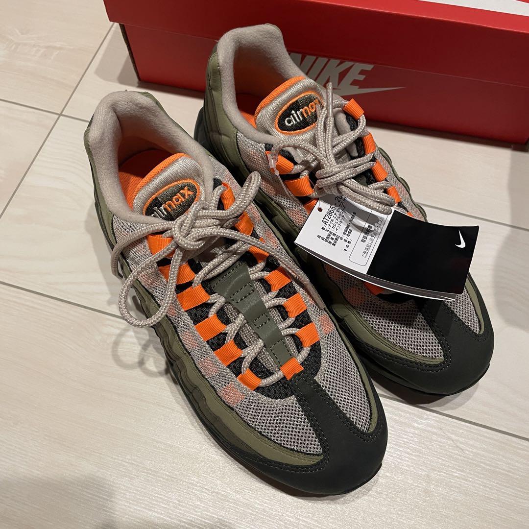 新品未使用　airmax95 24.5 オレンジグラデ