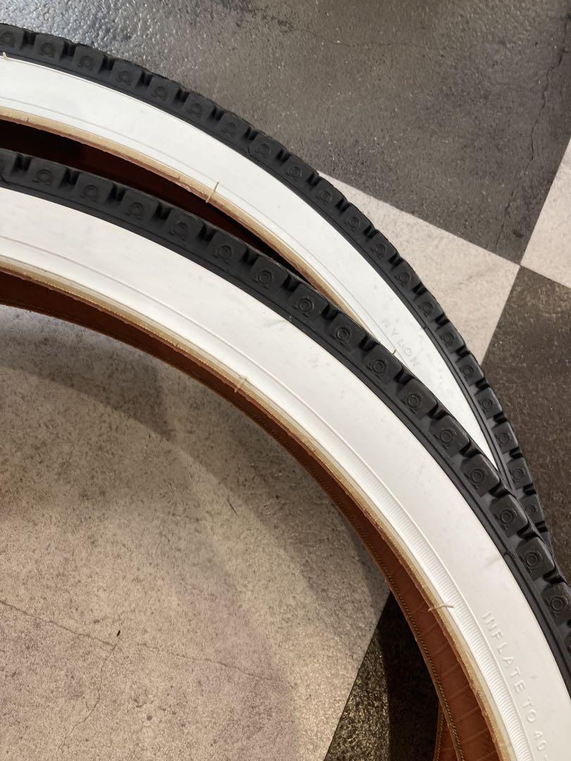 ビーチクルーザー_26x2.125 ホワイトウォールタイヤ _2本セット Amazon | CYCLEZ 26インチ x 2.125 ビーチクルーザー 自転車