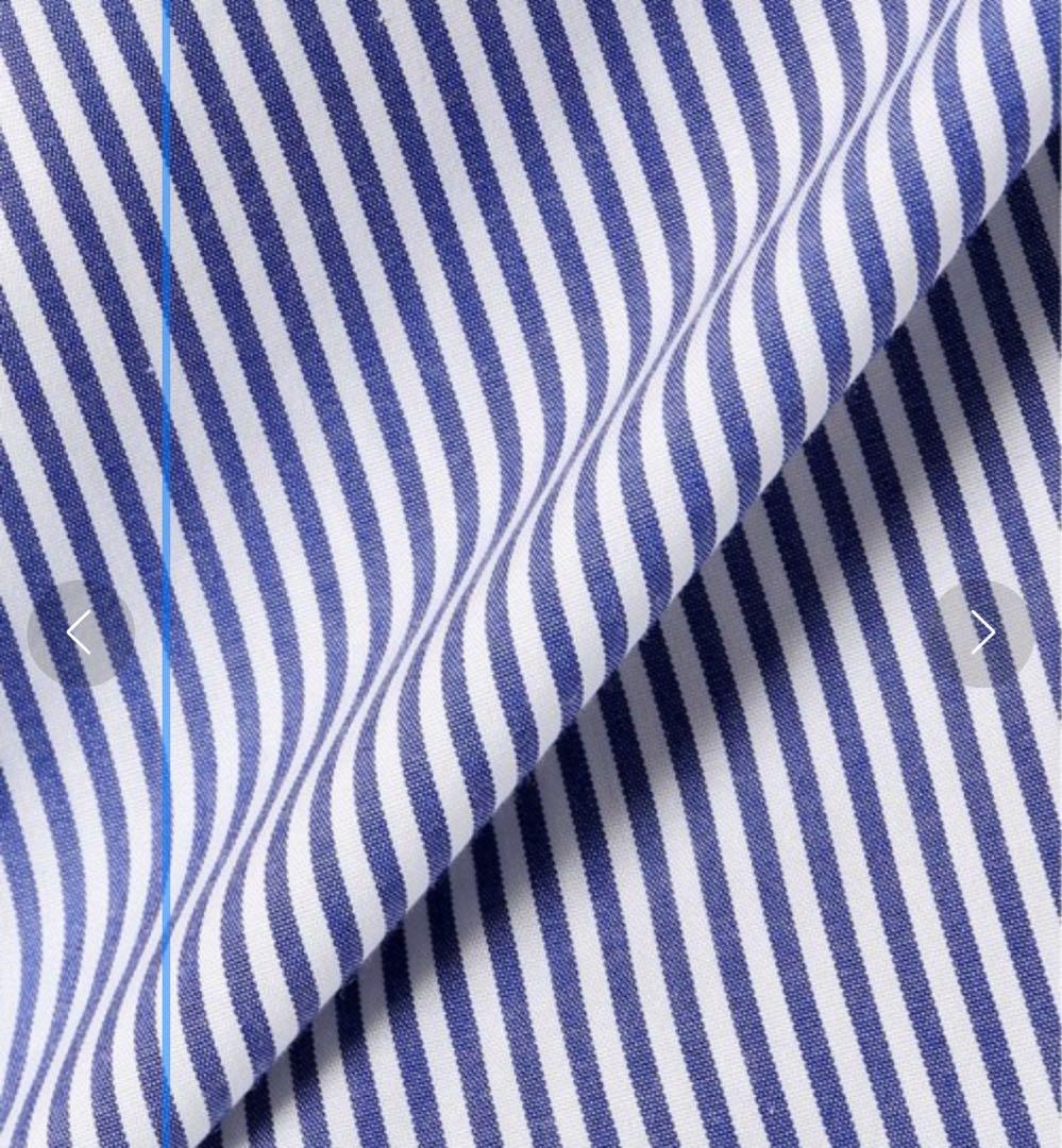 ポステレガント ロングシャツドレス ストライプワンピース