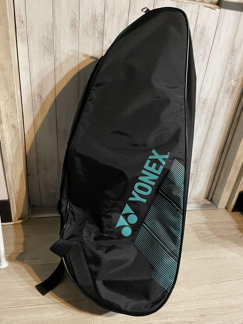 YONEX バドミントン ラケットバッグ ブラック/ターコイズ