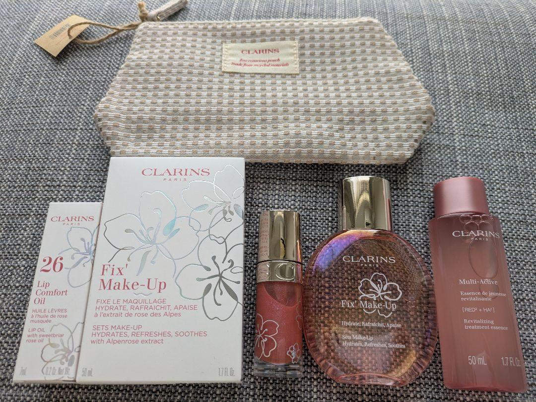 CLARINSクラランス 限定フィックスメイクアップ＆リップオイル
