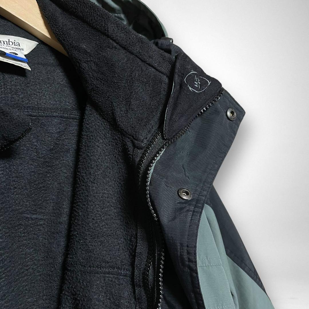 【美品】Columbia マウンテンパーカー フリースライナー付き