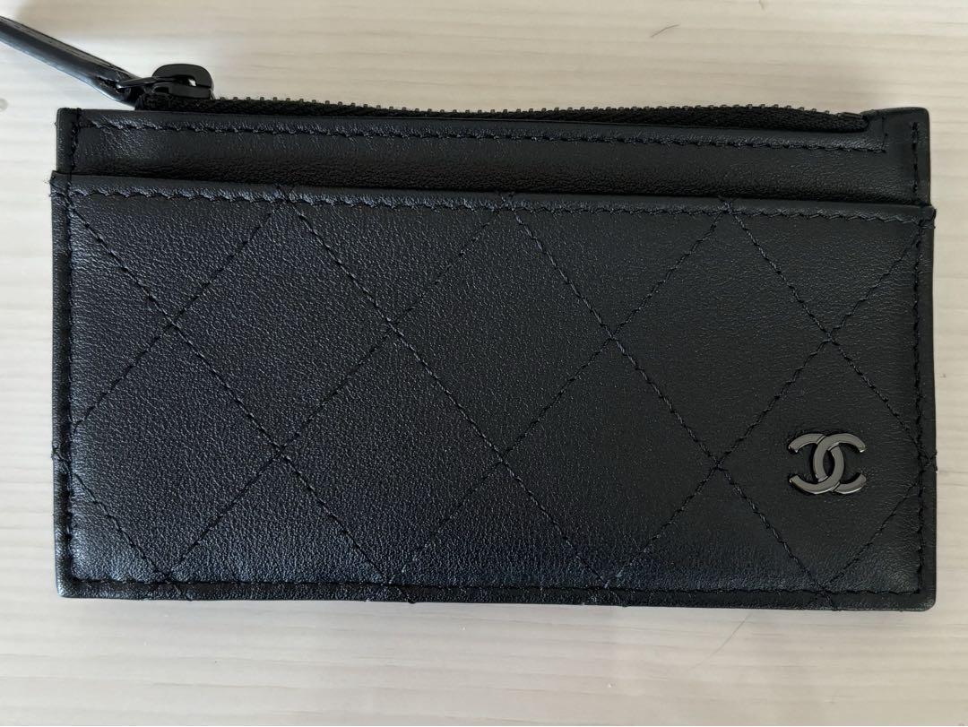 シャネル　CHANEL カードケース　ソーブラック