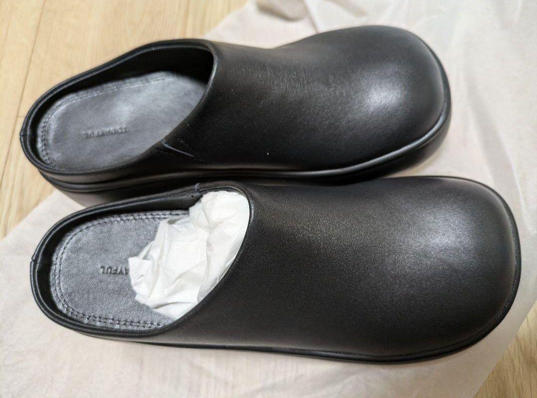 【todayful】Volume Sole Sabot ボリュームソールサボ