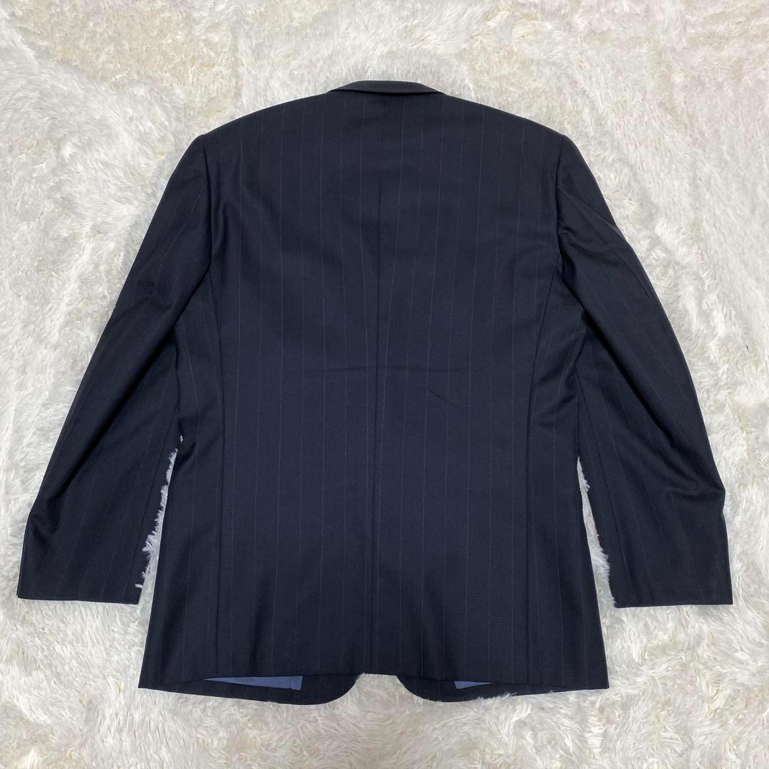 【美品】ポールスミス　ロンドン　セットアップ　スーツ　ネイビー　ストライプ　M