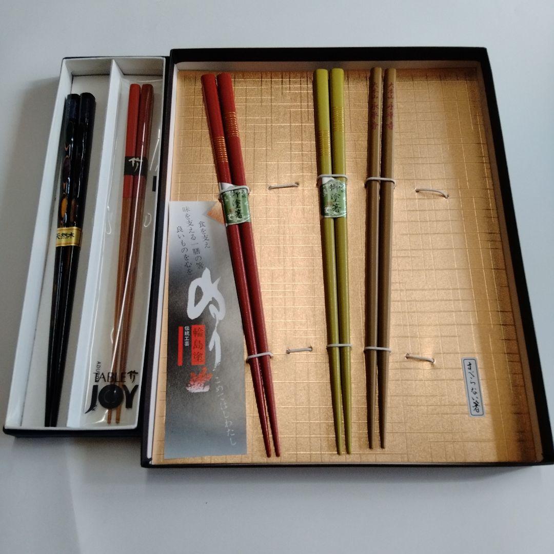 5膳セット輪島塗り箸他