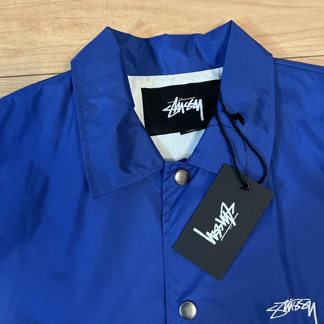 Stussy コーチジャケット 青 新品タグ付き S ストリート ステューシー