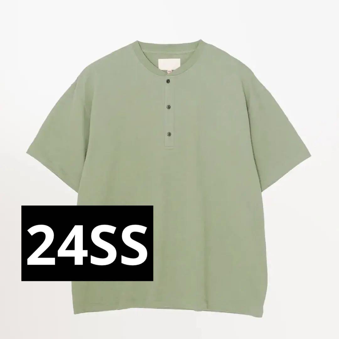 24ss YOKO SAKAMOTO HENLEY NECK T-SHIRT