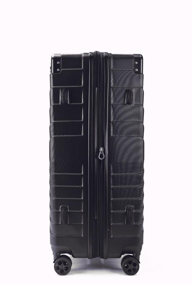 軽量Mサイズ　静音8輪　キャリーバッグ　スーツケース　キャリーケース　黒
