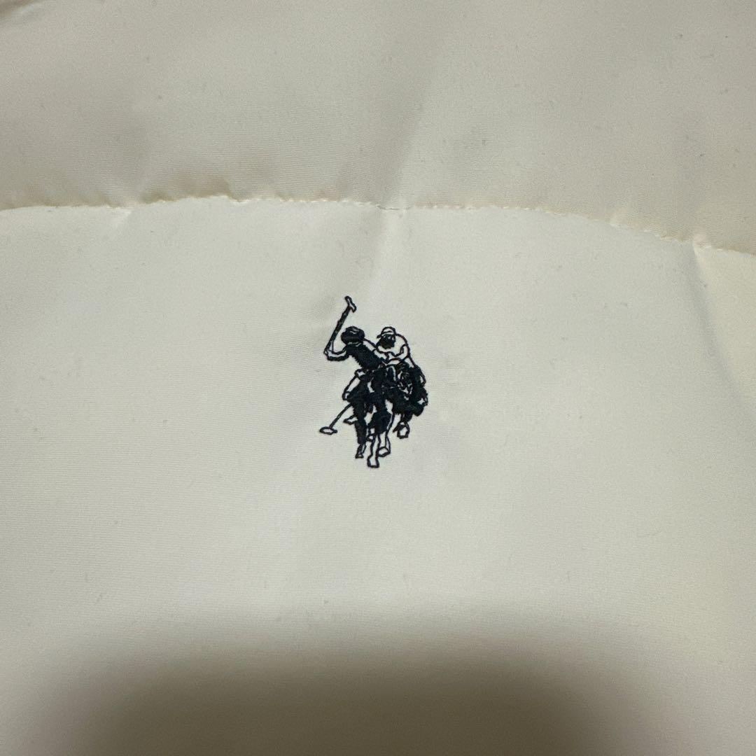 U.S. POLO ASSN. ホワイトダウンジャケット Lサイズ