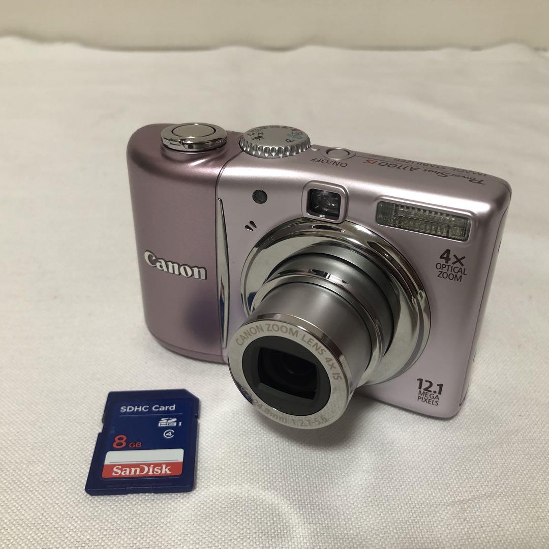 送料込★美品★Canon Power shot A1100 IS 単三 ピンク