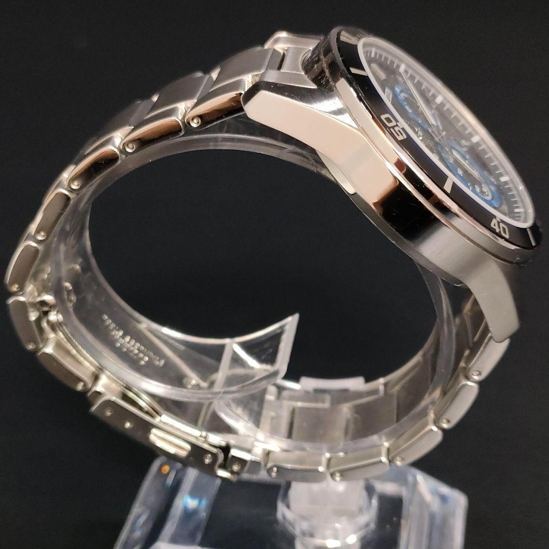 極美品　CITIZEN　シチズン　H500　ブラック　シルバー　ソーラー　メンズ