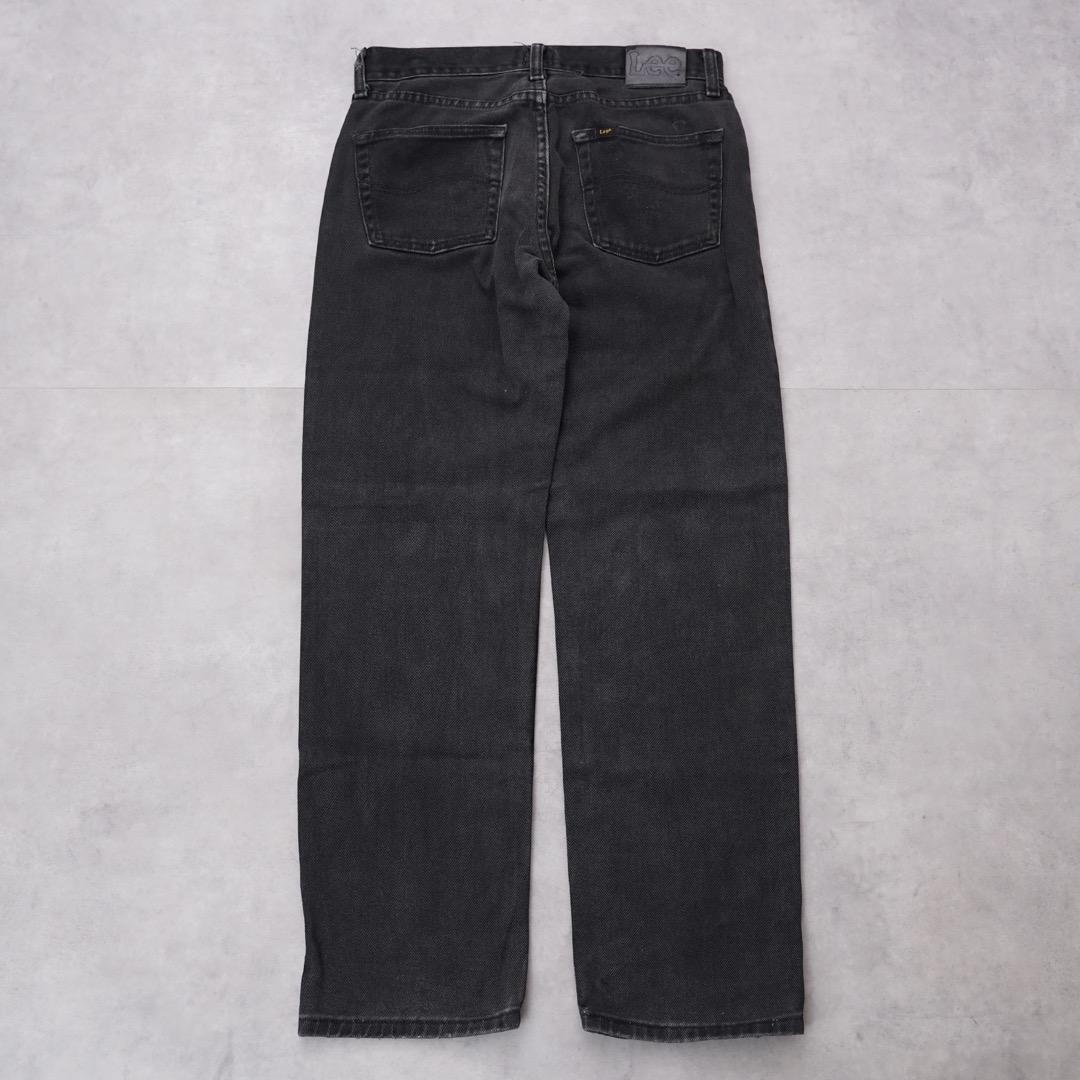 Lee リー W30 ブラックデニム ボトム パンツ 古着 黒 14870