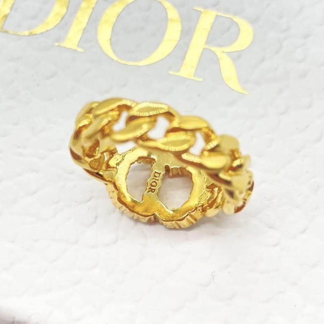 美品 DIORリング ゴールドS｜ファッション