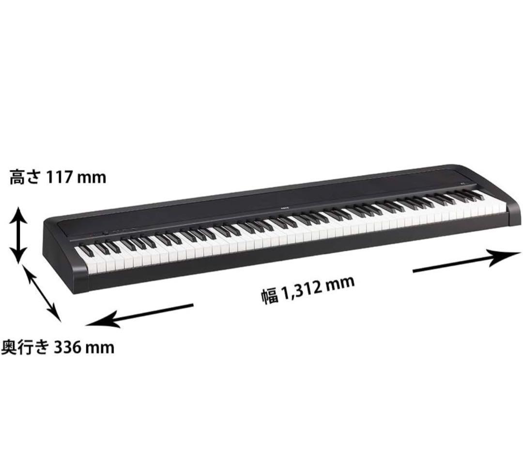 (美品)KORG(コルグ) B2 電子ピアノ 88鍵盤 ブラック 黒 画像3