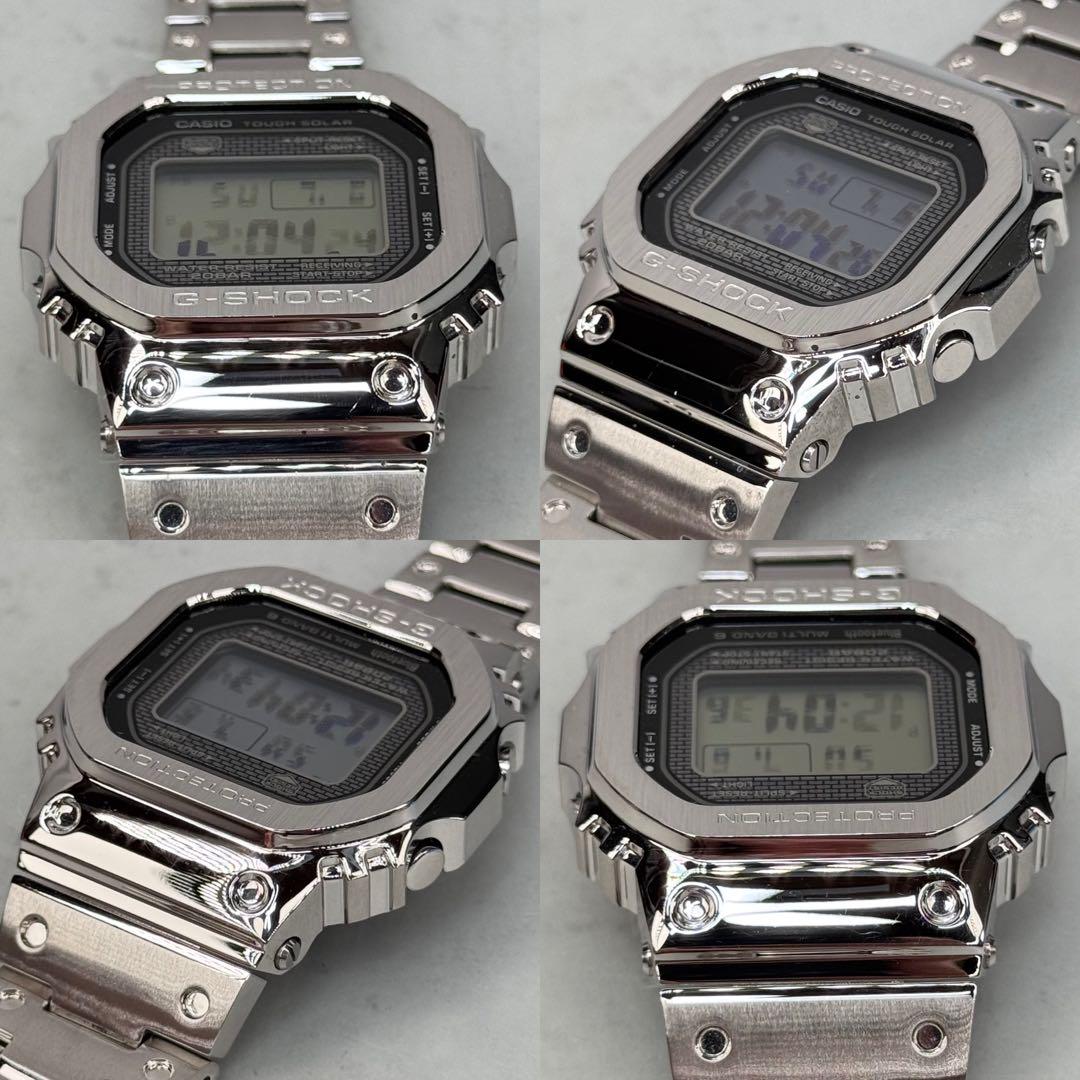極美品 箱説タグ付 G-SHOCK GMW-B5000D 電波ソーラー メタル