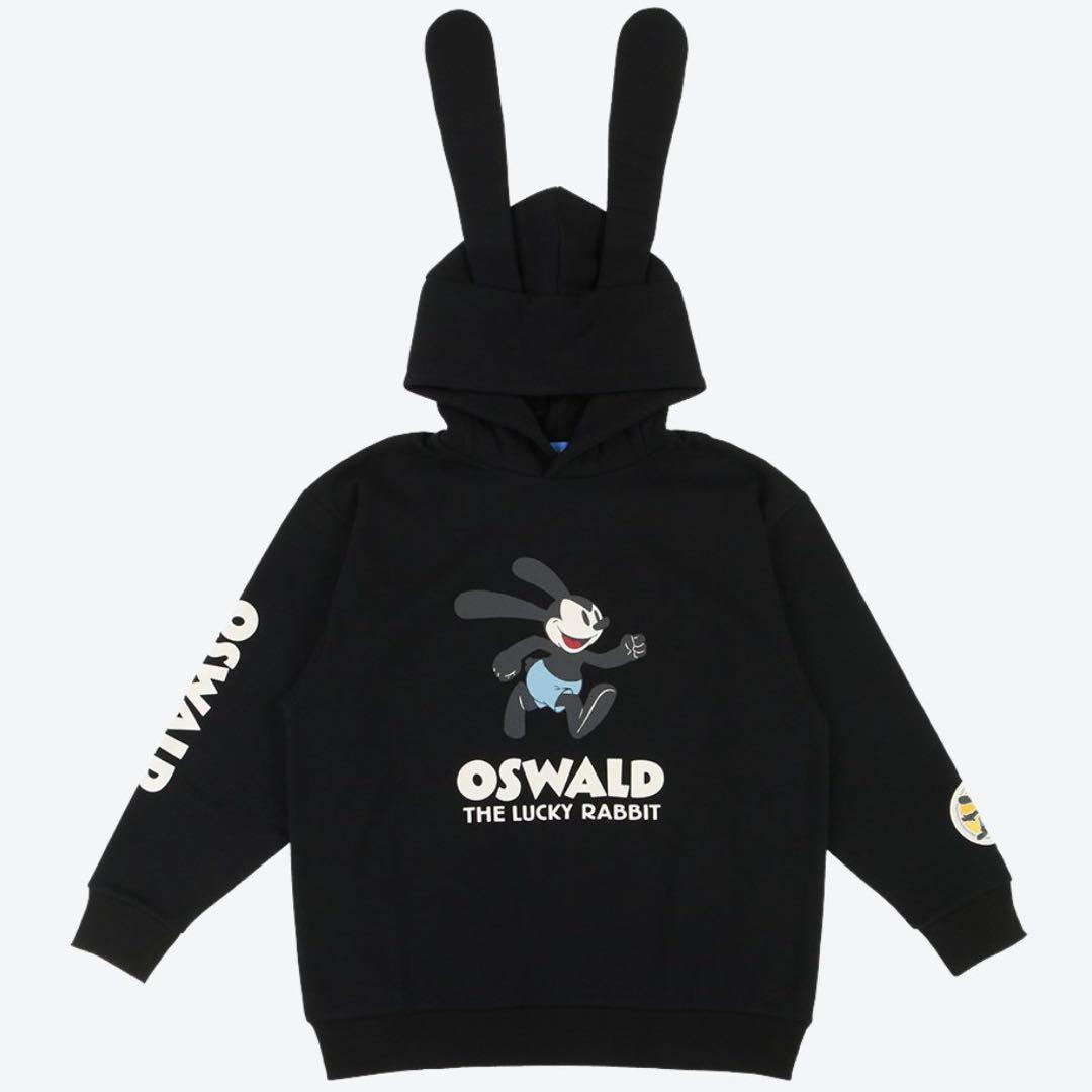 オズワルド ザ ラッキーラビット 耳付き パーカー MサイズM Disney