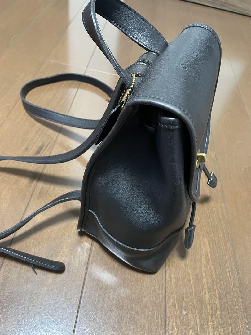 オールドコーチ　COACH 黒 レザーリュック# 9960 old coach