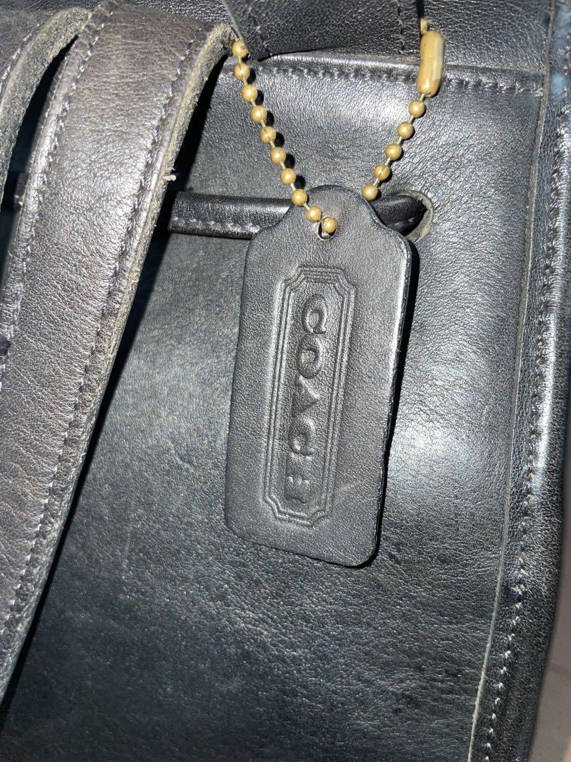 オールドコーチ　COACH 黒 レザーリュック# 9960 old coach