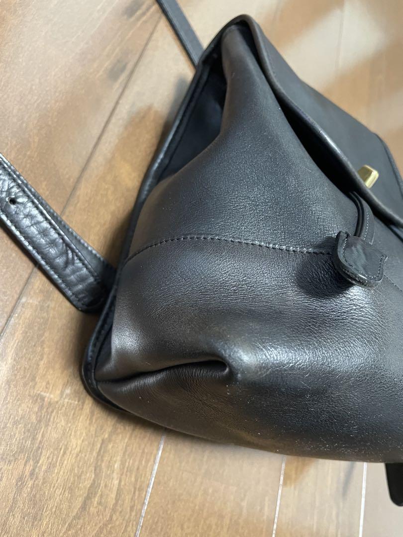 オールドコーチ　COACH 黒 レザーリュック# 9960 old coach