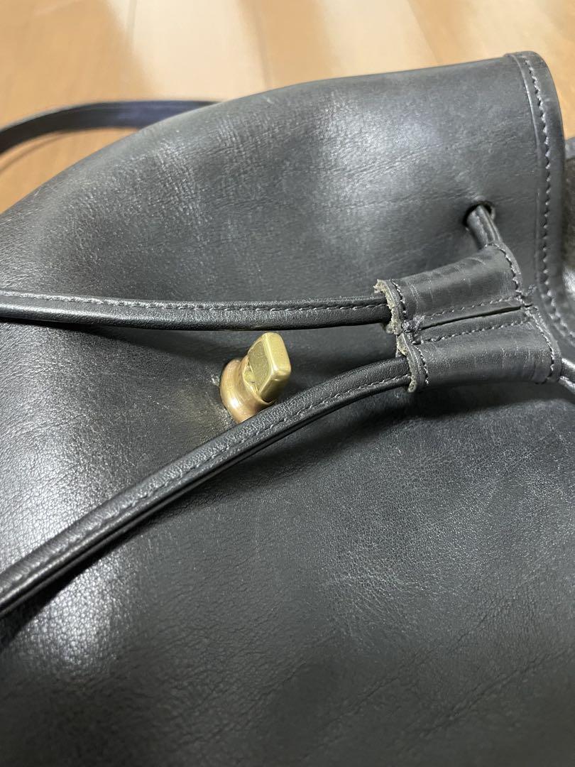オールドコーチ　COACH 黒 レザーリュック# 9960 old coach