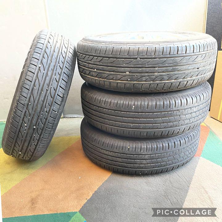 Zack社外14インチ マルチホイール 100 /114.3/5hダンロップ