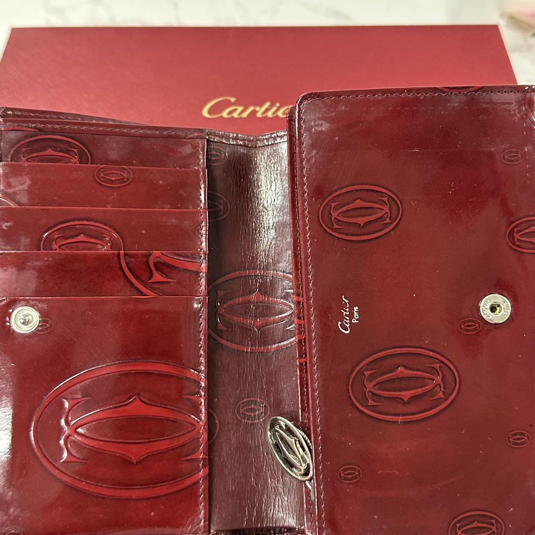新品同様‼️ カルティエ　Cartier 財布　折り財布　ハッピーバースデー