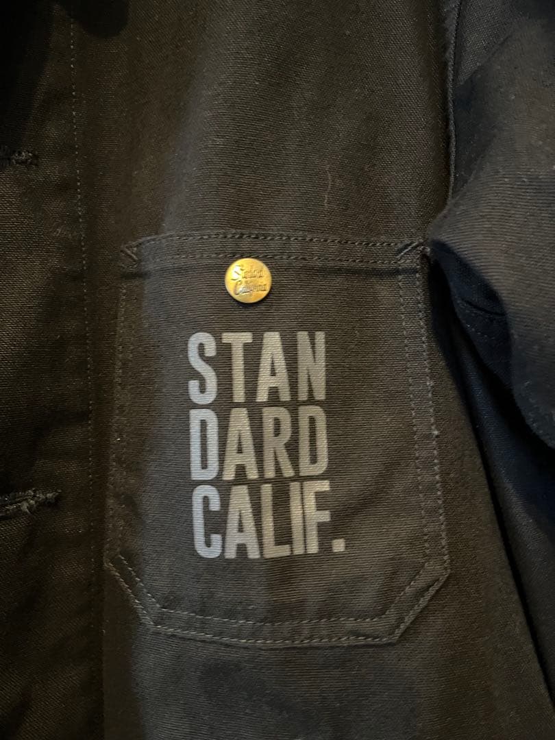 STANDARD CALIF. ブラックカバーオール STANDARD CALIF. ブラックカバーオール