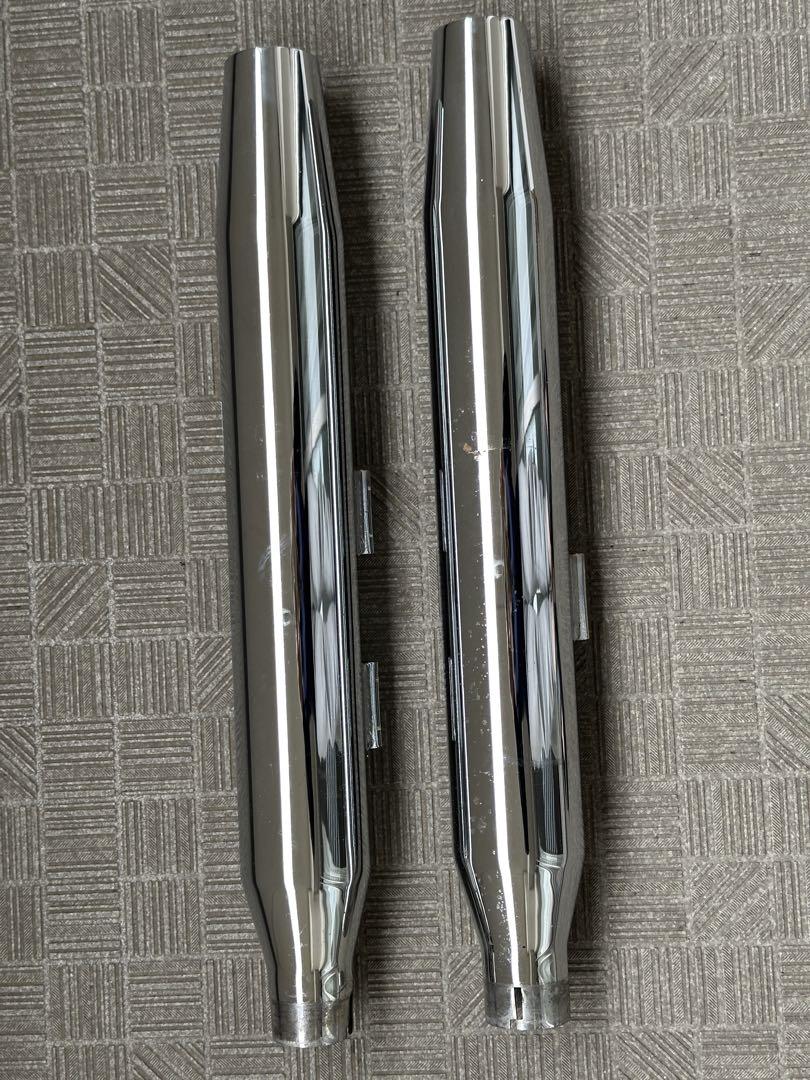 クロームワークス　FLSTF FXSTD スリップオンマフラー