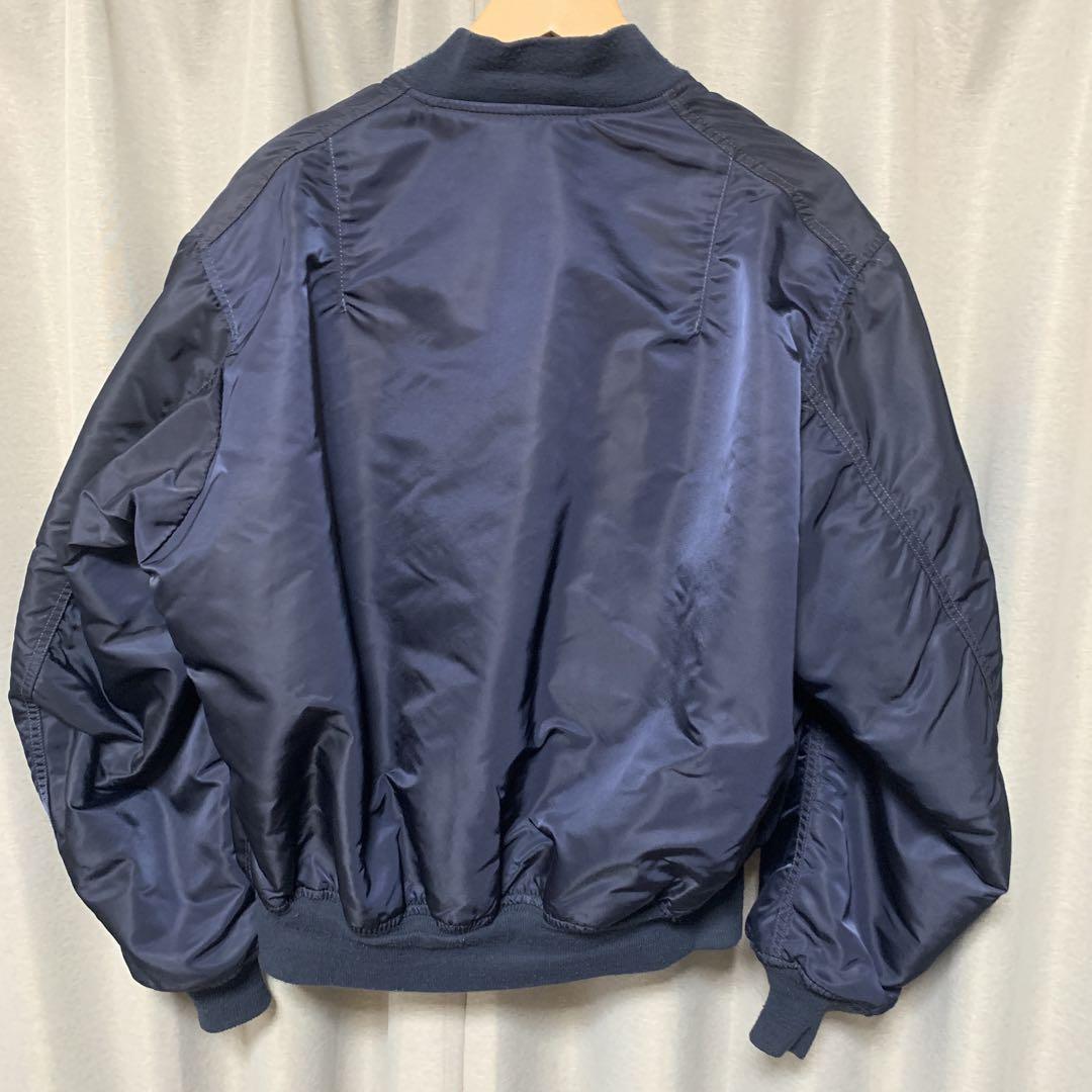 ALPHA MA-1 ネイビー XXL アメリカ製