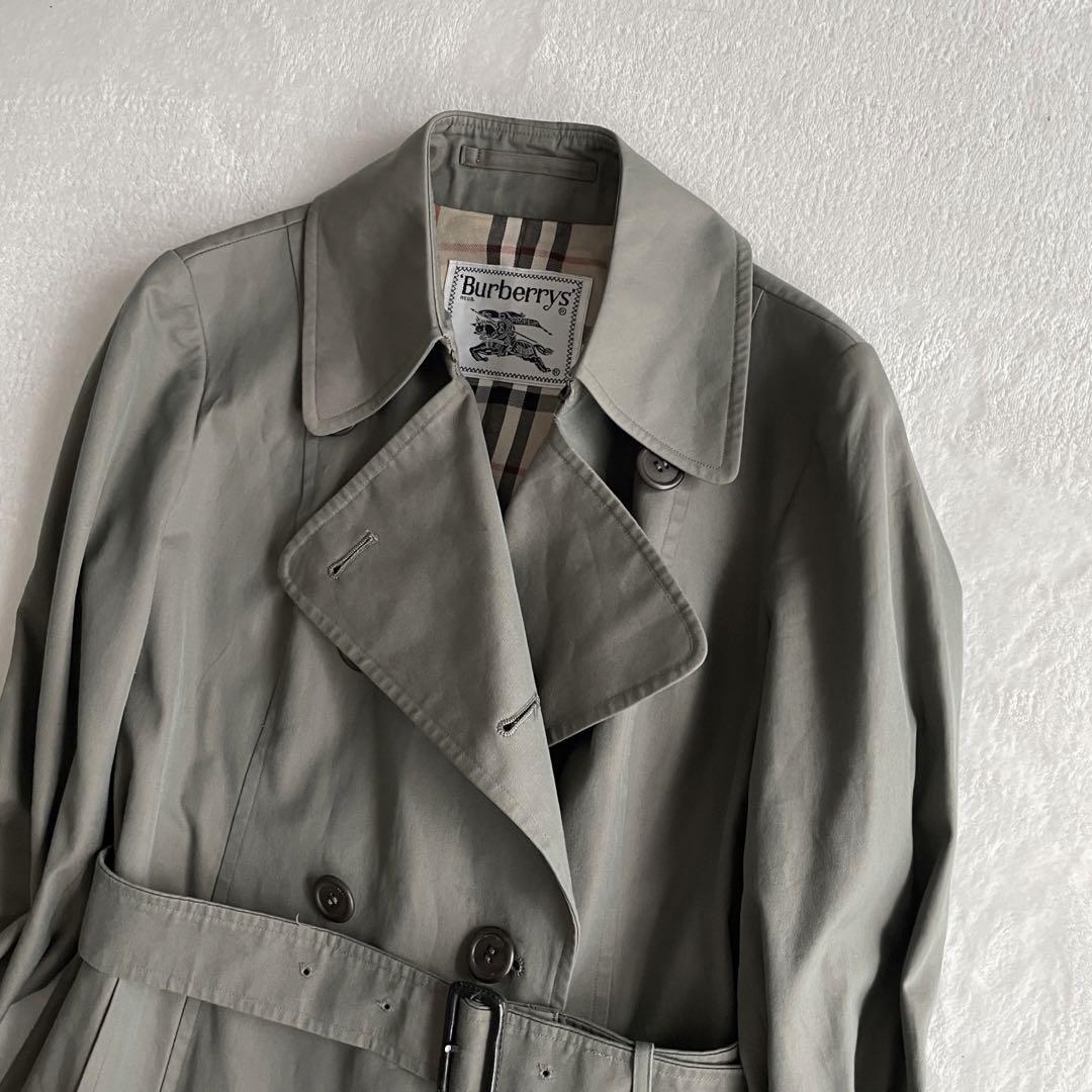 もちお様希少 バーバリー Burberry's 玉虫色 トレンチコート