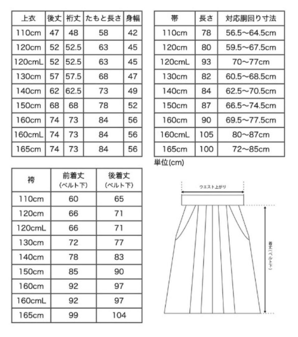 キャサリンコテージ 袴セット 160cm 肌襦袢付き