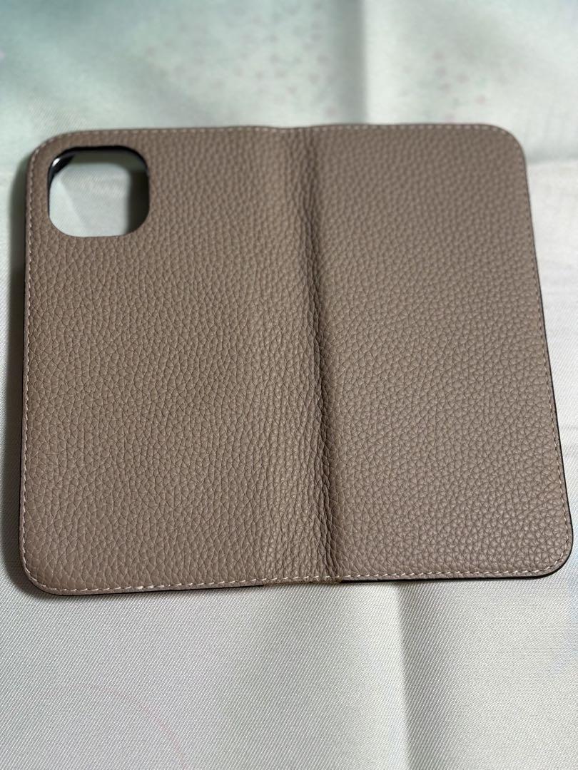 BONAVENTURA iPhone14グレージュ×イエロー（ハードケース新品）