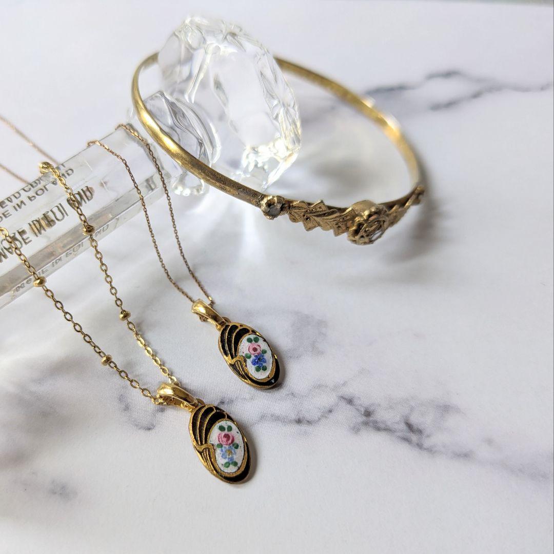No.877【アンティーク＆ラスト♡】専用出品　ペンダントトップ２点