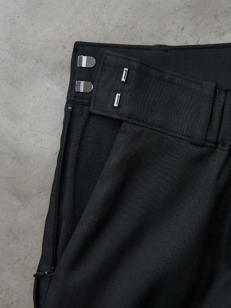 【新品】crewre バックタックナロースカート 黒size1
