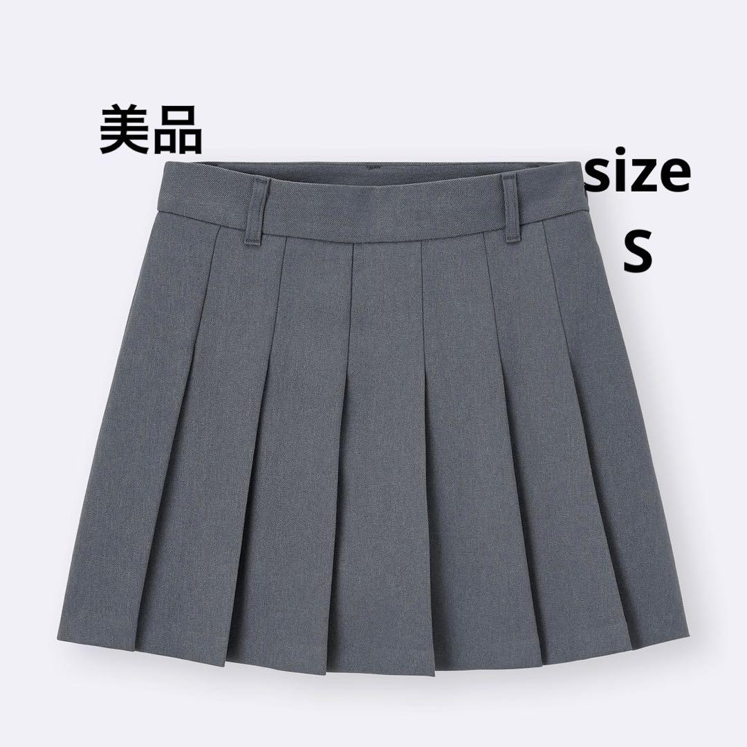 【美品】GU プリーツスコート S