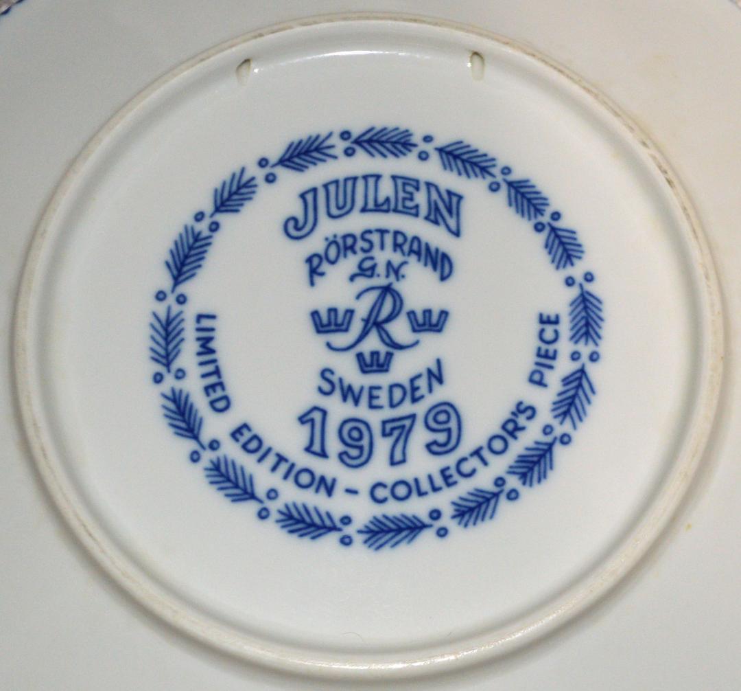 ロールストランド JULEN ニルスの不思議な旅 1979年 イヤープレート ロールストランド JULEN ニルスの不思議な旅 1979年 イヤープレート