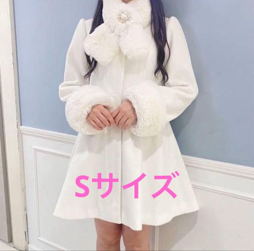 evelyn ビジューAラインコート 2023 Sサイズ