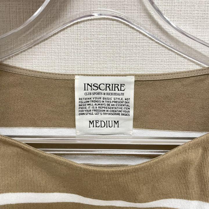 ＜INSCRIRE × H＞ BORDER LONG SLEEVE Tシャツ