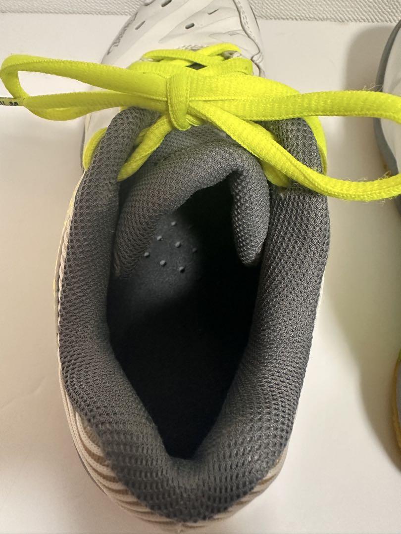 【美品】ヨネックス　パワークッション65Z スリム　蛍光イエロー　24cm