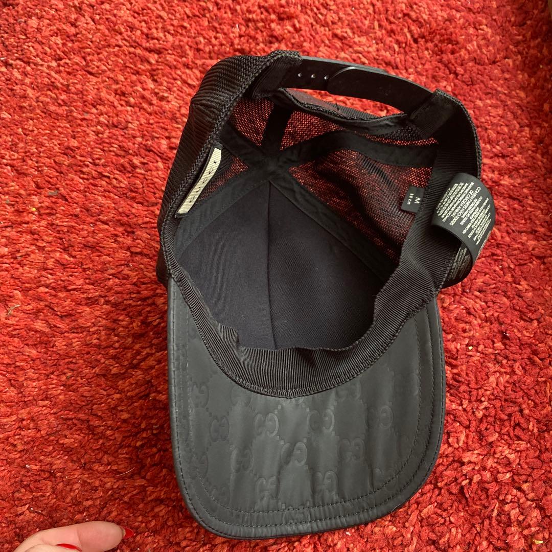 Gucci ブラック GGパターン メッシュキャップ - メルカリ