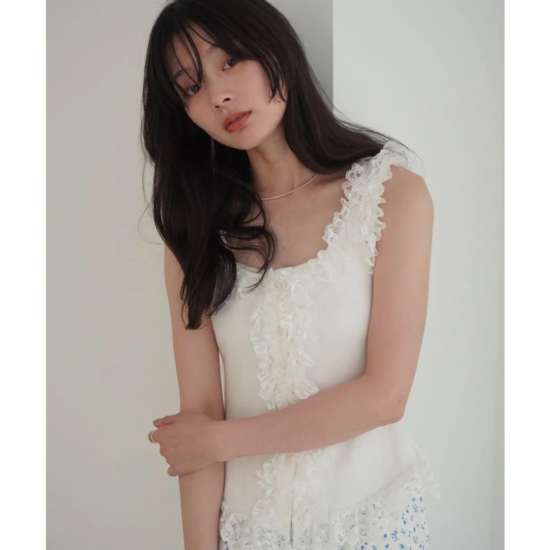 eimy レースドッキングカットタンクトップ♡