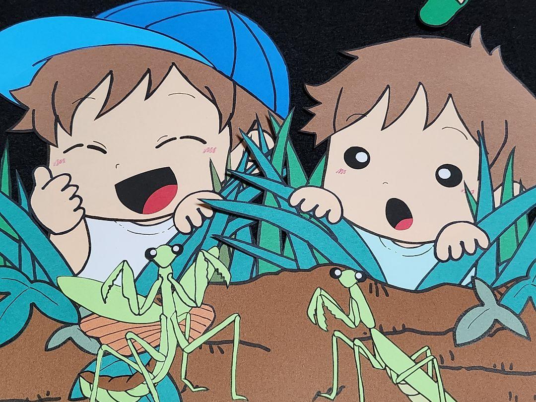 壁面飾り 注文 昆虫採集