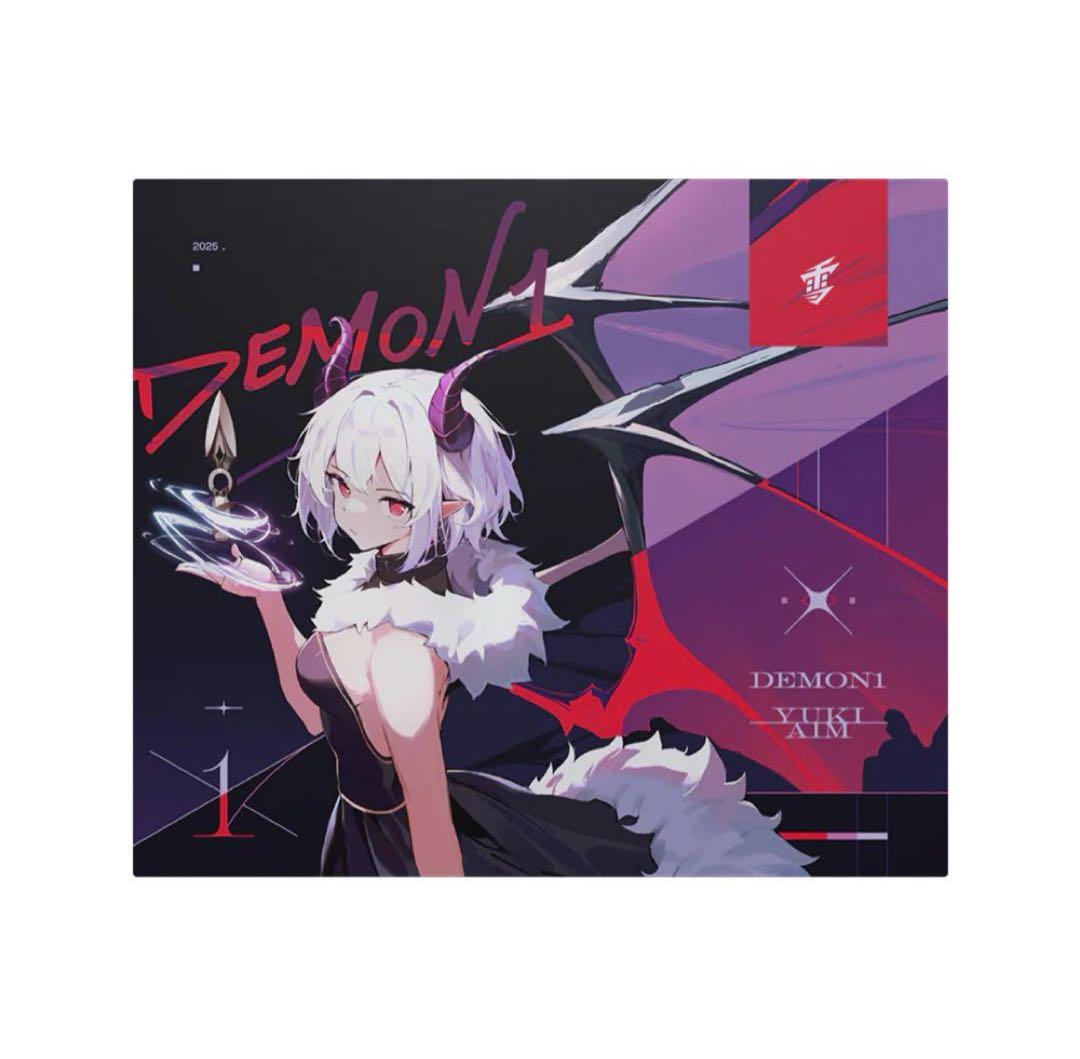 YukiAim × demon1 ガラス マウスパッド