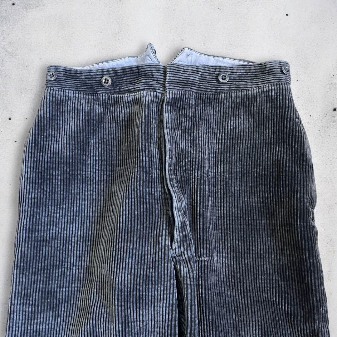 30s 40s french vintage コーデュロイパンツ ファーマーズ
